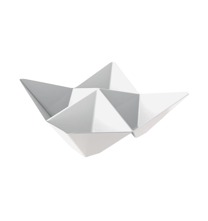Copo Degustação Origami PS Branco 103x103mm (25 Uds) Copo Degustação Origami PS Branco 103x103mm (25 Uds)