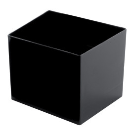 Tigela Degustação Cube Preto 60 ml (15 Uds)