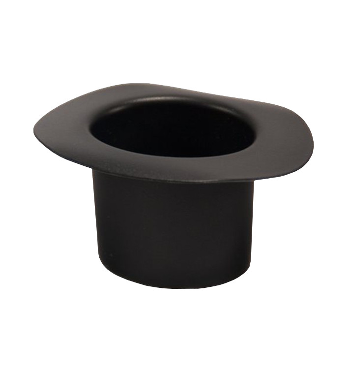 Chapéu Degustação "Hot Form" Preto PP 60ml (24 Uds) Chapéu Degustação "Hot Form" Preto PP 60ml (24 Uds)