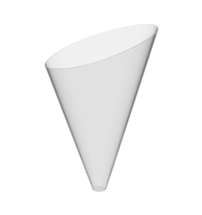 Cone Plástico Degustação Slice Transp. 55 ml (120 Uds) Cone Plástico Degustação Slice Transp. 55 ml (120 Uds)