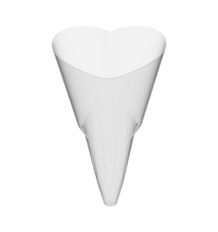 Cone Plástico Degustação Love Transp. 50 ml (120 Uds) Cone Plástico Degustação Love Transp. 50 ml (120 Uds)