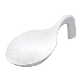 Colher Degustação PS "Clorofilla" Branco 9,8cm (30 Uds)