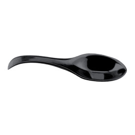 Colher Degustação Single-Dose Preto 120 mm (30 Uds)