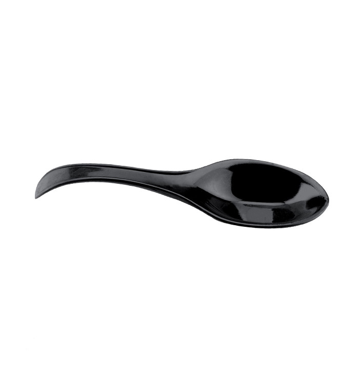 Colher Degustação Single-Dose Preto 120 mm (30 Uds) Colher Degustação Single-Dose Preto 120 mm (30 Uds)