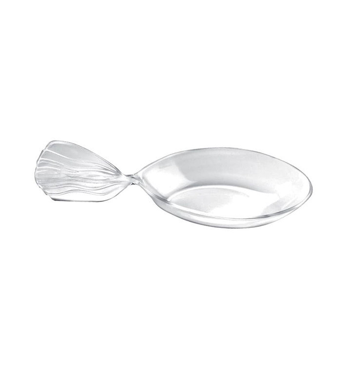 Colher Degustação Single-Dose Fish Transp. 120 mm (600 Unidades) Colher Degustação Single-Dose Fish Transp. 120 mm (600 Unidades)
