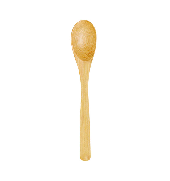 Colher em Bambu 12cm (50 Unidades) Colher em Bambu 12cm (50 Unidades)