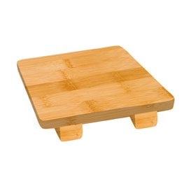 Bandeja de Bambu 15x15x2,5cm (1 Uds)