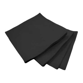 Guardanapos Papel Microdot Preto 20x20cm (100 Uds)