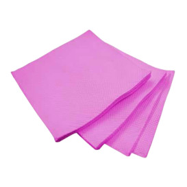 Guardanapos Papel Microdot Fúcsia 20x20cm (100 Uds)