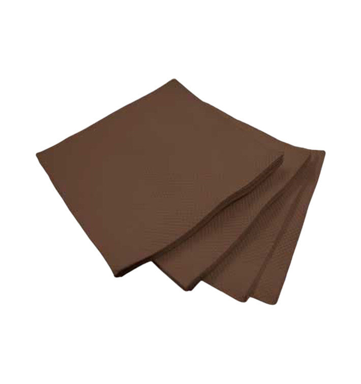 Guardanapos Papel Microdot Marrom 20x20cm (100 Uds) Guardanapos Papel Microdot Marrom 20x20cm (100 Uds)