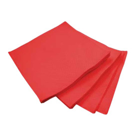 Guardanapos Papel Microdot Vermelho 20x20cm (2400 Uds)