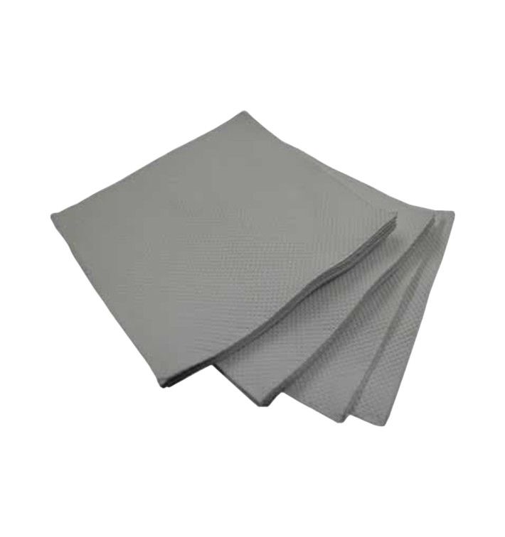 Guardanapos Papel Microdot Cinza 20x20cm (100 Uds) Guardanapos Papel Microdot Cinza 20x20cm (100 Uds)
