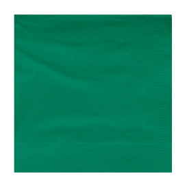 Guardanapos Papel Fl Dupla Verde 25x25cm (200 Uds)