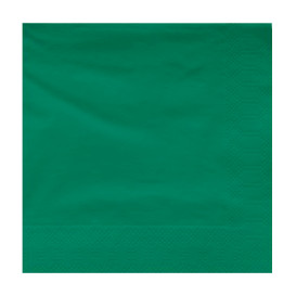 Guardanapos Papel Fl Dupla Verde 25x25cm (200 Uds)