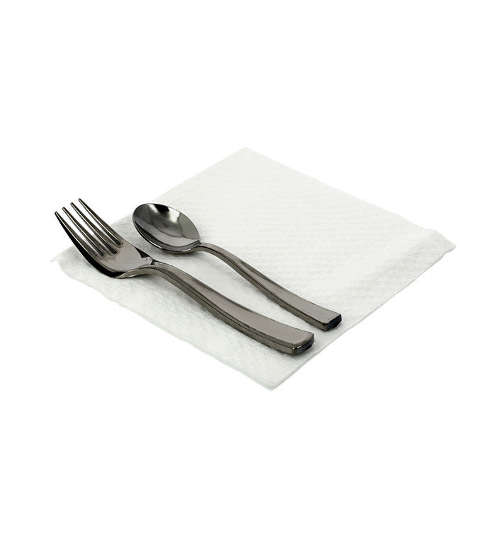 Guardanapos Papel Branco 30x30 1 Folha (100 Uds) Guardanapos Papel Branco 30x30 1 Folha (100 Uds)