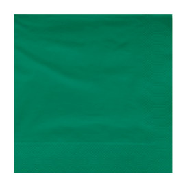 Guardanapos Papel Fl Dupla Verde 30x30cm (100 Uds)