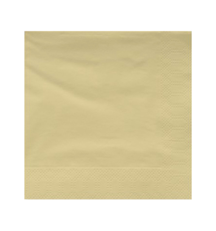 Guardanapos Papel Fl Dupla Creme 30x30cm (100 Uds) Guardanapos Papel Fl Dupla Creme 30x30cm (100 Uds)