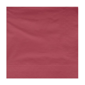 Guardanapos Papel Fl Dupla Bordeaux 40x40cm (50 Uds)