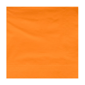 Guardanapos Papel Fl Dupla Laranja 40x40cm (50 Uds)