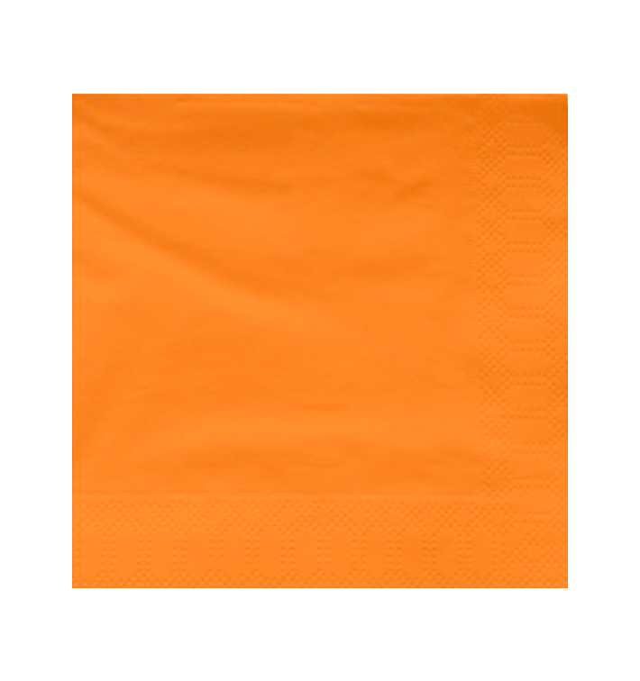 Guardanapos Papel Fl Dupla Laranja 40x40cm (50 Uds) Guardanapos Papel Fl Dupla Laranja 40x40cm (50 Uds)