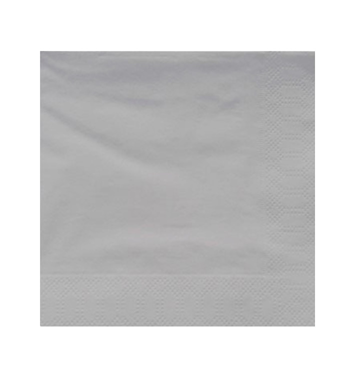 Guardanapos Papel Fl Dupla Cinza 40x40cm (1200 Uds) Guardanapos Papel Fl Dupla Cinza 40x40cm (1200 Uds)