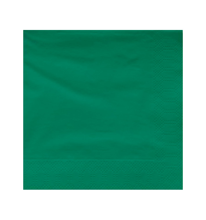 Guardanapos Papel Fl Dupla Verde 40x40cm (1200 Uds) Guardanapos Papel Fl Dupla Verde 40x40cm (1200 Uds)