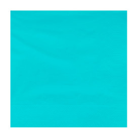 Guardanapos Papel Fl Dupla Turquesa 40x40cm (50 Uds)