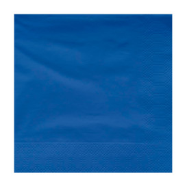 Guardanapos Papel Fl Dupla Azul 40x40cm (50 Uds)