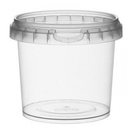 Embalagem Plastico Com Tampa Inviolável 365ml Ø9,5 (24 Uds)