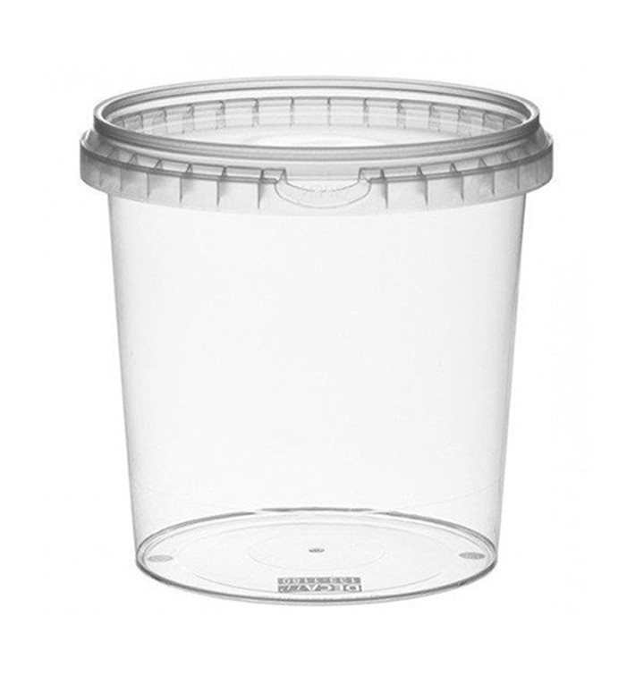 Embalagem Plastico Com Tampa Inviolável 1180ml Ø13,3 (180 Uds) Embalagem Plastico Com Tampa Inviolável 1180ml Ø13,3 (180 Uds)