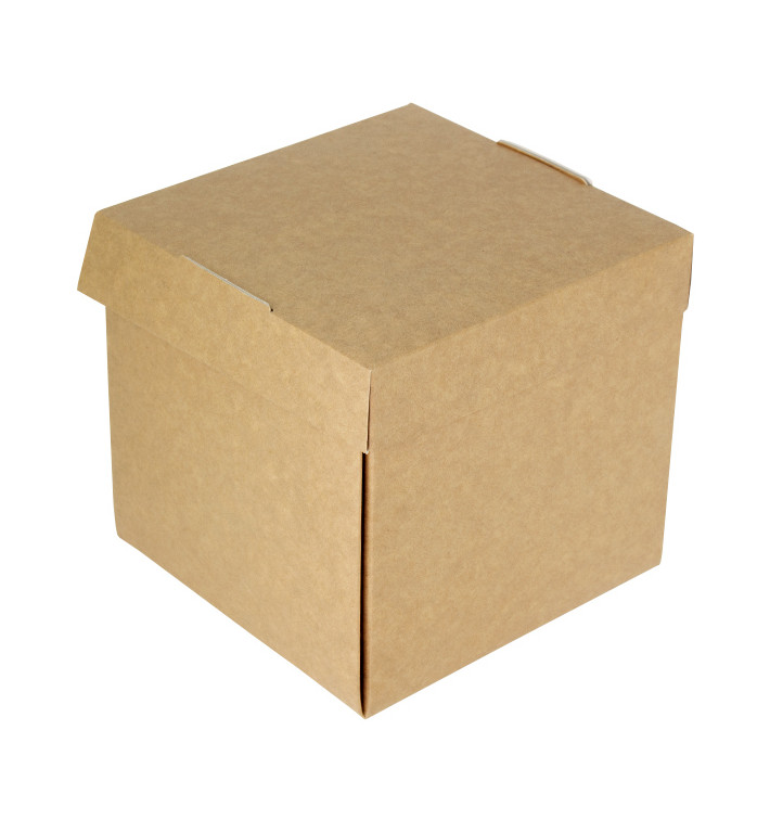 Caixa Hambúrguer Gourmet Kraft 13x13x13cm (150 Uds) Caixa Hambúrguer Gourmet Kraft 13x13x13cm (150 Uds)
