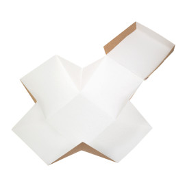 Caixa Hambúrguer Gourmet Kraft 13x13x13cm (150 Uds)
