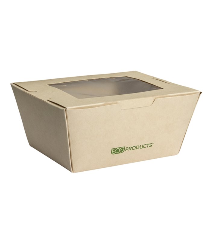 Caixa TakeAway com alça Kraft 12,5x25x7,5cm (250 Uds) Caixa TakeAway com alça Kraft 12,5x25x7,5cm (250 Uds)