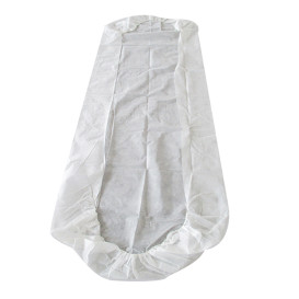 Lençóis Ajustáveis TNT de PP SMS 95x220cm (1 Ud)