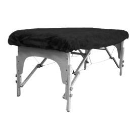 Lençóis Ajustáveis Plus TNT de PP SMS Preto 95x220cm (1 Ud)