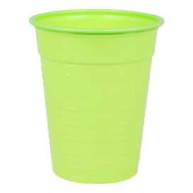 Copo de Plastico PS Verde 200 ml Ø7cm (50 Unidades)