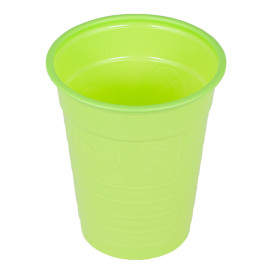 Copo de Plastico PS Verde 200 ml Ø7cm (50 Unidades)