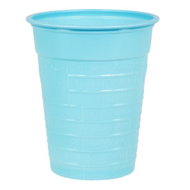 Copo de Plastico PS Azul Claro 200ml Ø7cm (50 Unidades)