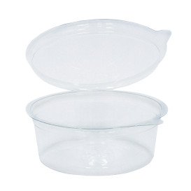 Copo Redonda Bisagra APET Transparente 250ml Ø120mm (40 Uds)