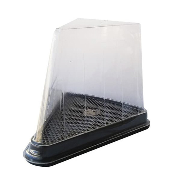 Embalagem Tampa Porção Bolo 12,4x8,75x8,2cm (50 Uds) Embalagem Tampa Porção Bolo 12,4x8,75x8,2cm (50 Uds)