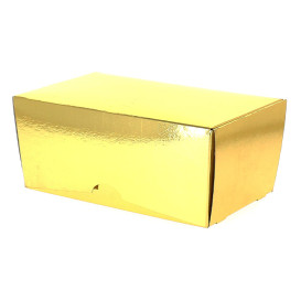 Caixa Bombons e Doces Ouro 13x7x5cm 250g (100 Uds)