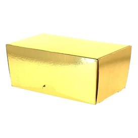 Caixa Bombons e Doces Ouro 19x11x8,5cm 1000g (100 Uds)