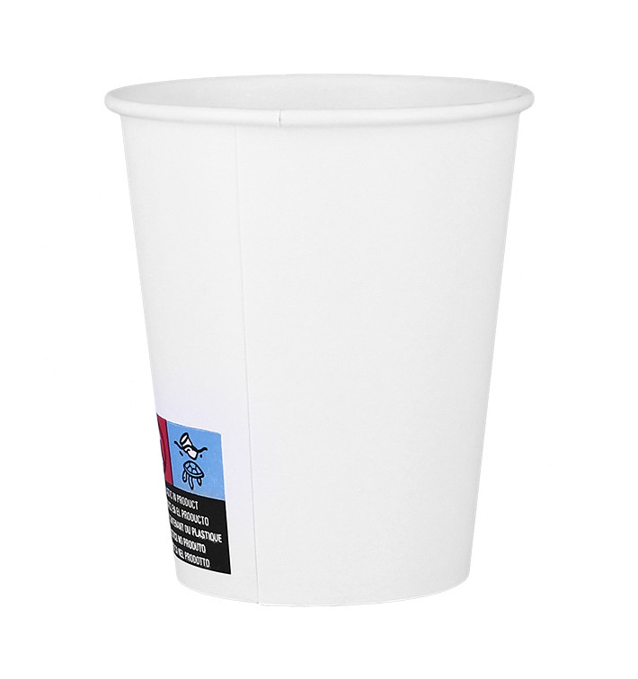Copo de Cartão ECO 7 Oz/210ml Branco Ø7cm (1.000 Uds) Copo de Cartão ECO 7 Oz/210ml Branco Ø7cm (1.000 Uds)