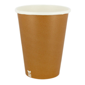 Copo de Cartão Plastic Free 14 Oz/420ml "Caramelo" Ø9cm (50 Uds)