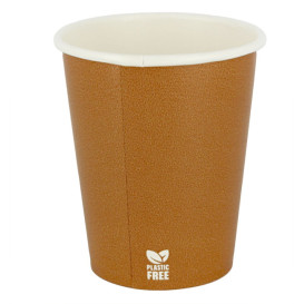 Copo de Cartão Plastic Free 7 Oz/210ml "Caramelo" Ø7cm (50 Uds)