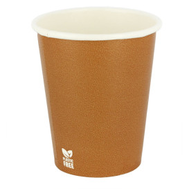 Copo de Cartão Plastic Free 7 Oz/210ml "Caramelo" Ø7cm (50 Uds)