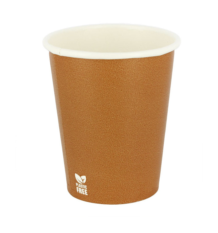 Copo de Cartão Plastic Free 7 Oz/210ml "Caramelo" Ø7cm (50 Uds) Copo de Cartão Plastic Free 7 Oz/210ml "Caramelo" Ø7cm (50 Uds)