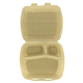 Embalagem MenuBox XPP 3C Creme 24x20,5x7cm (200 Uds)