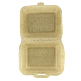 Embalagem MenuBox XPP Creme 18,5x15,5x7cm (125 Uds)