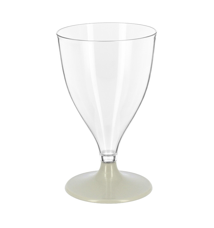 Copo PS Reutilizável Água/Wine Cinzento Foot 200ml 2P (6 Uds) Copo PS Reutilizável Água/Wine Cinzento Foot 200ml 2P (6 Uds)